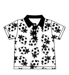 Baby boy soccer short sleeve shirt
