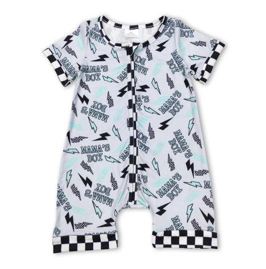 Mamas boy mothers day romper