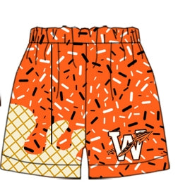 Adult kids family design custom team summer shorts