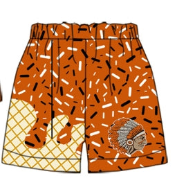 Adult kids family design custom team summer shorts