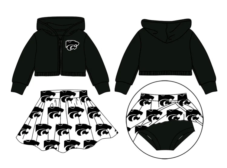 Baby girls custom team cheer matching outfit