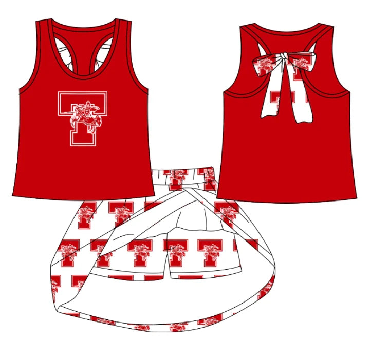 Baby girls custom team cheer matching outfit
