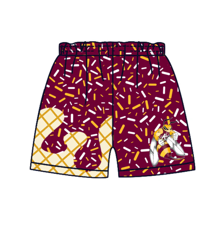 toddle baby custom team shorts