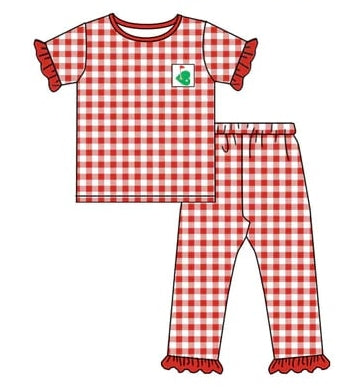 Toddle kids girl short sleeve golf design outfit