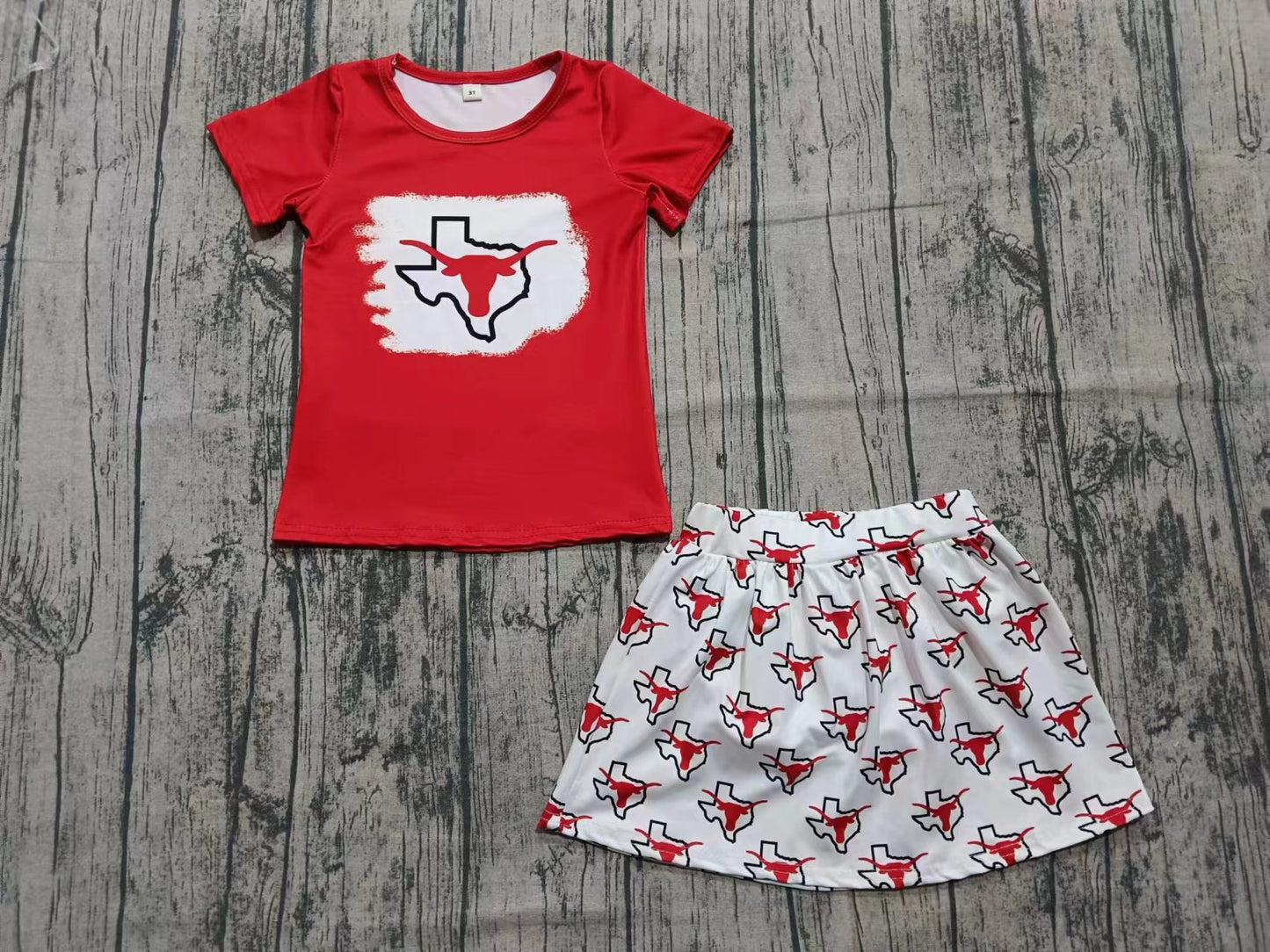 Baby girls custom team cheer outfit add shorts