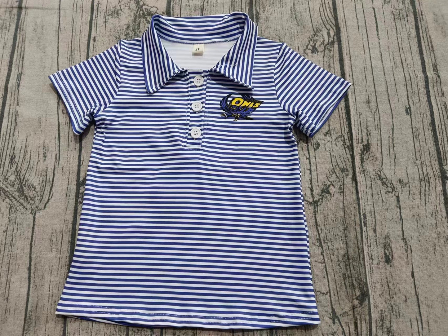 Kids baby custom team short sleeve polo shirt