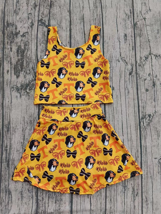 Baby girls custom cartoon outfit add shorts