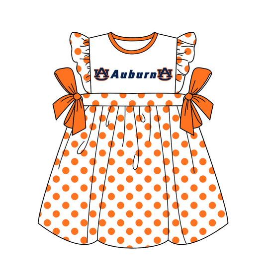 baby girl custom team dress
