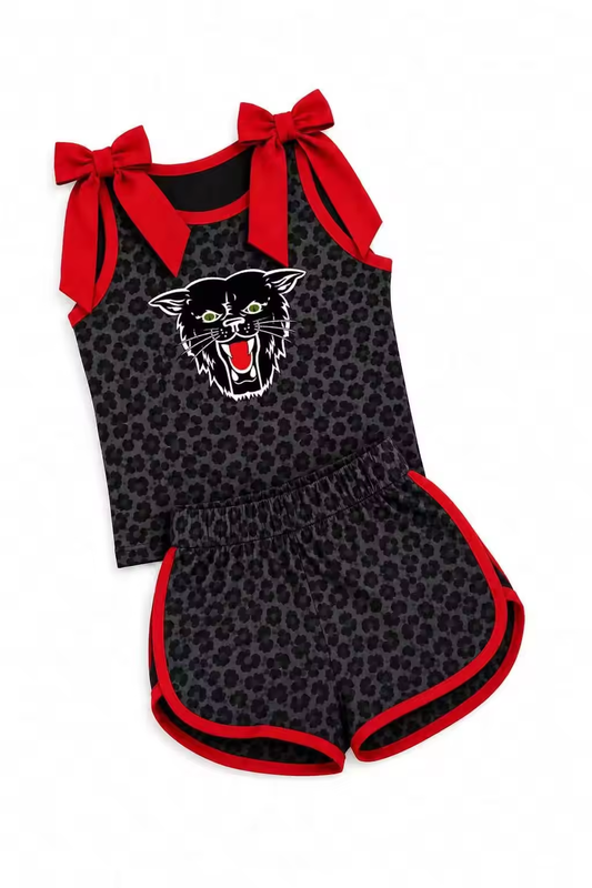 Custom team top matching shorts girl summer outfit wholesale factory price