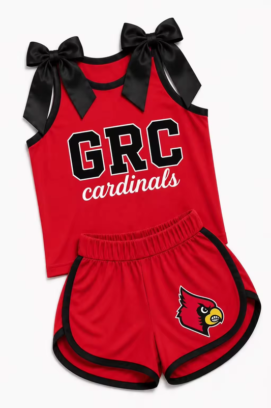 Custom team top matching shorts girl summer outfit wholesale factory price