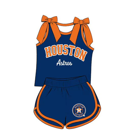 Custom team top matching shorts girl summer outfit wholesale factory price