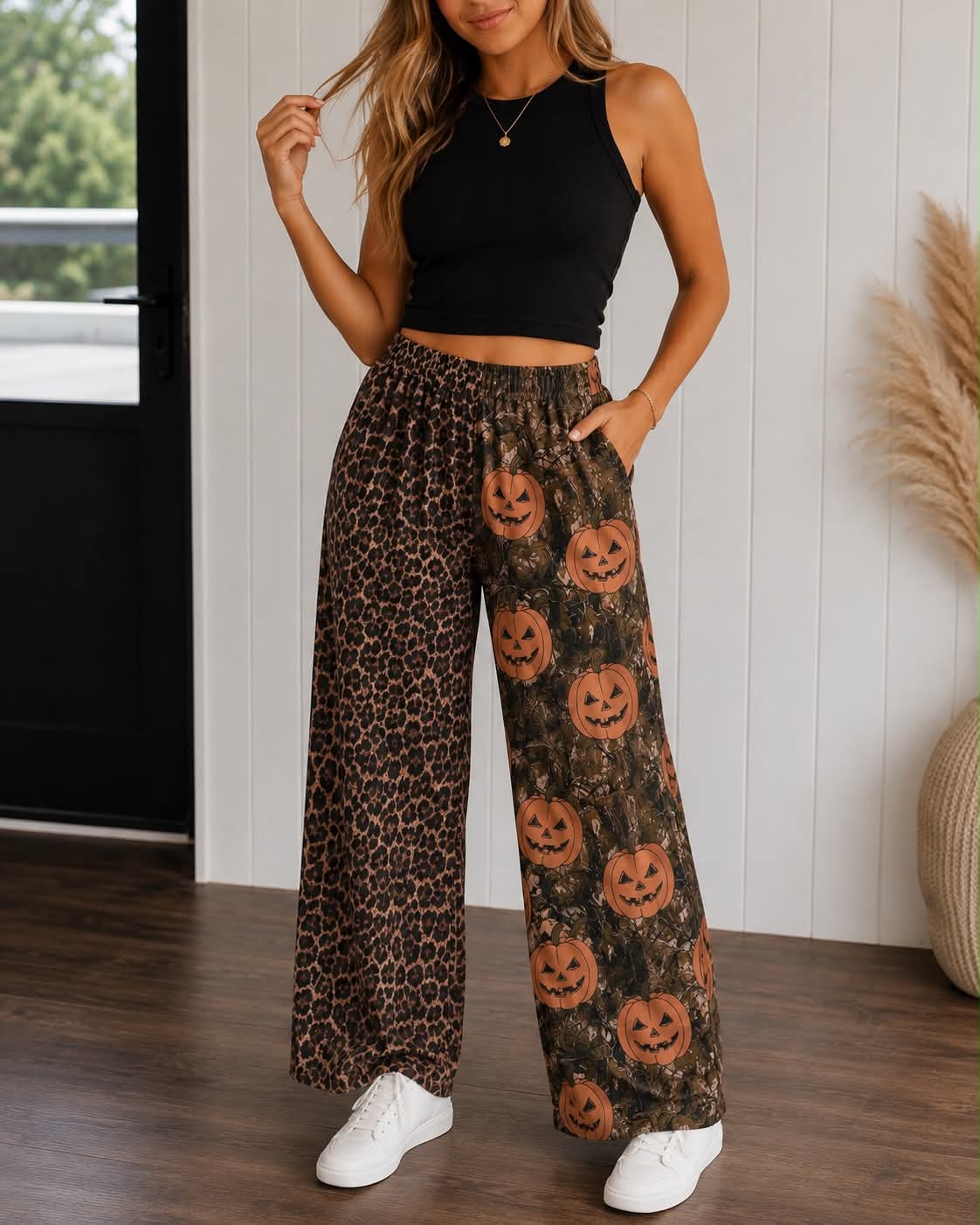 Adult women Halloween design yoga pants