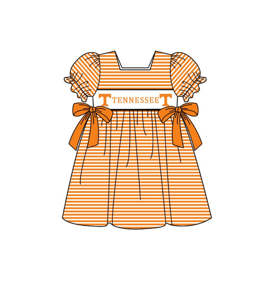 Custom collegiate team girls summer dress