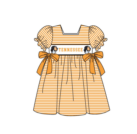Custom collegiate team girls summer dress