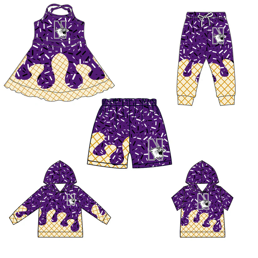 Toddle baby custom team design matching outfit
