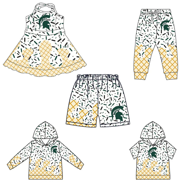 Toddle baby custom team design matching outfit