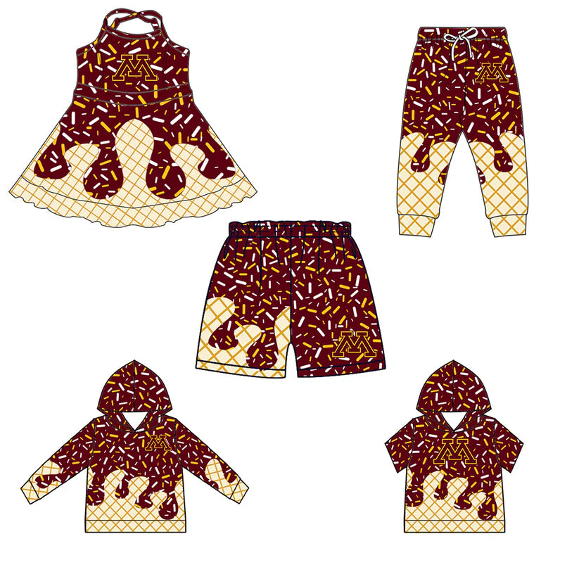 Toddle baby custom team design matching outfit