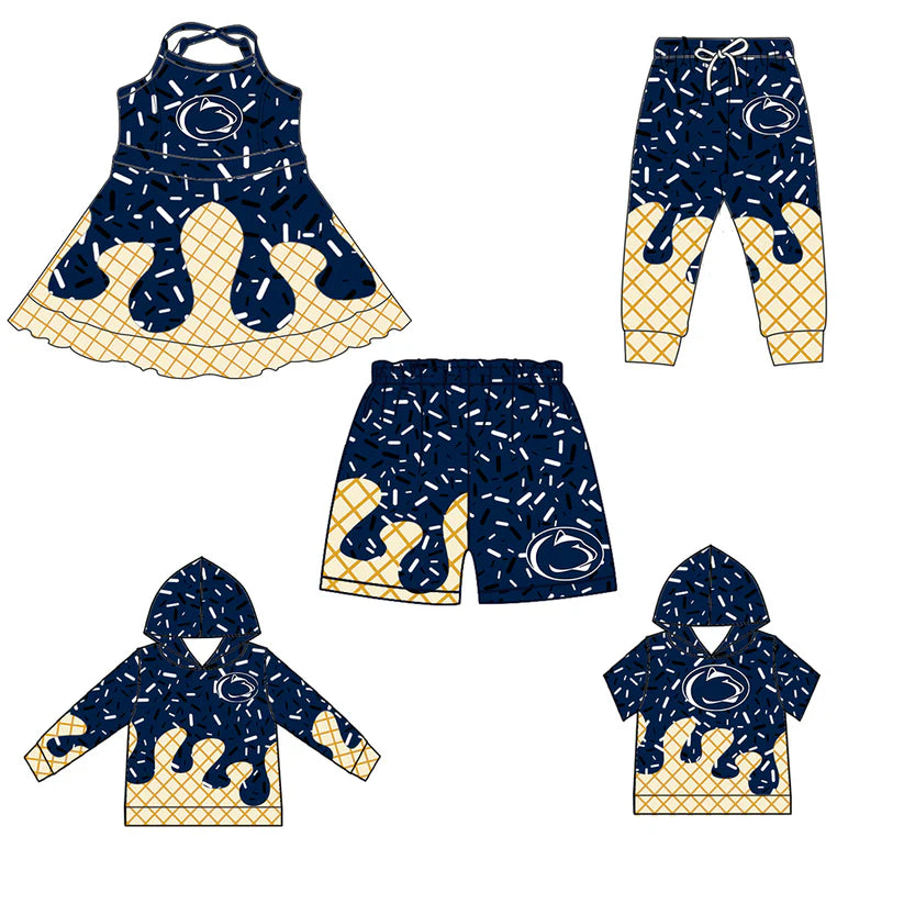 Toddle baby custom team design matching outfit