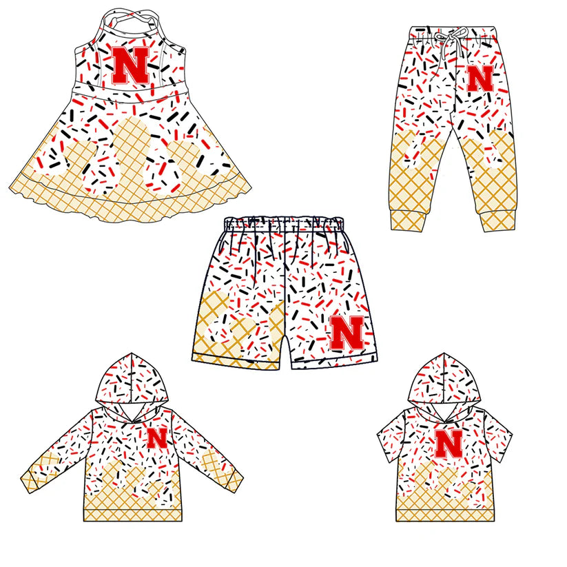 Toddle baby custom team design matching outfit