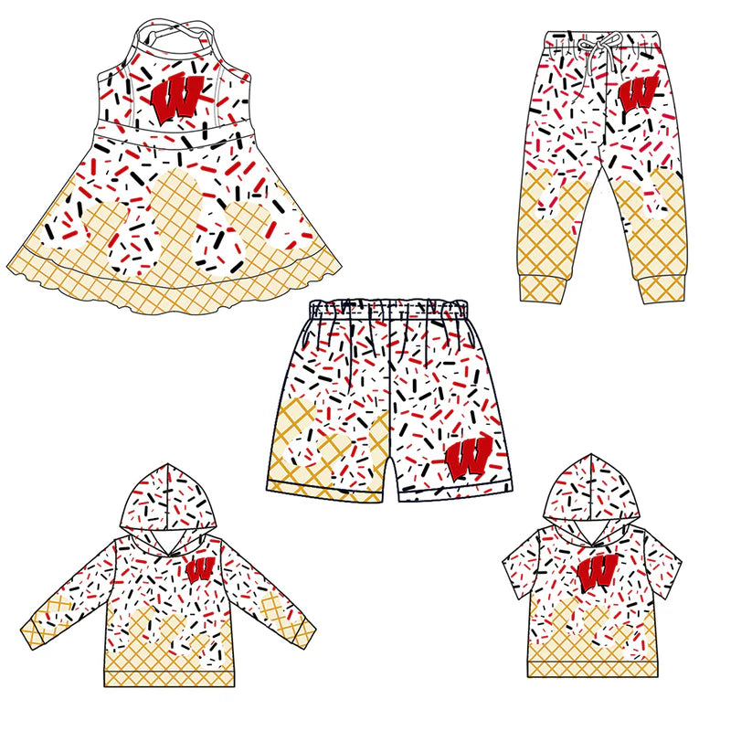 Toddle baby custom team design matching outfit