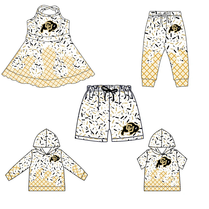 Toddle baby custom team design matching outfit