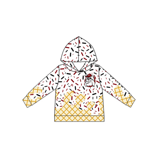 baby boy long sleeve custom team hoodie top