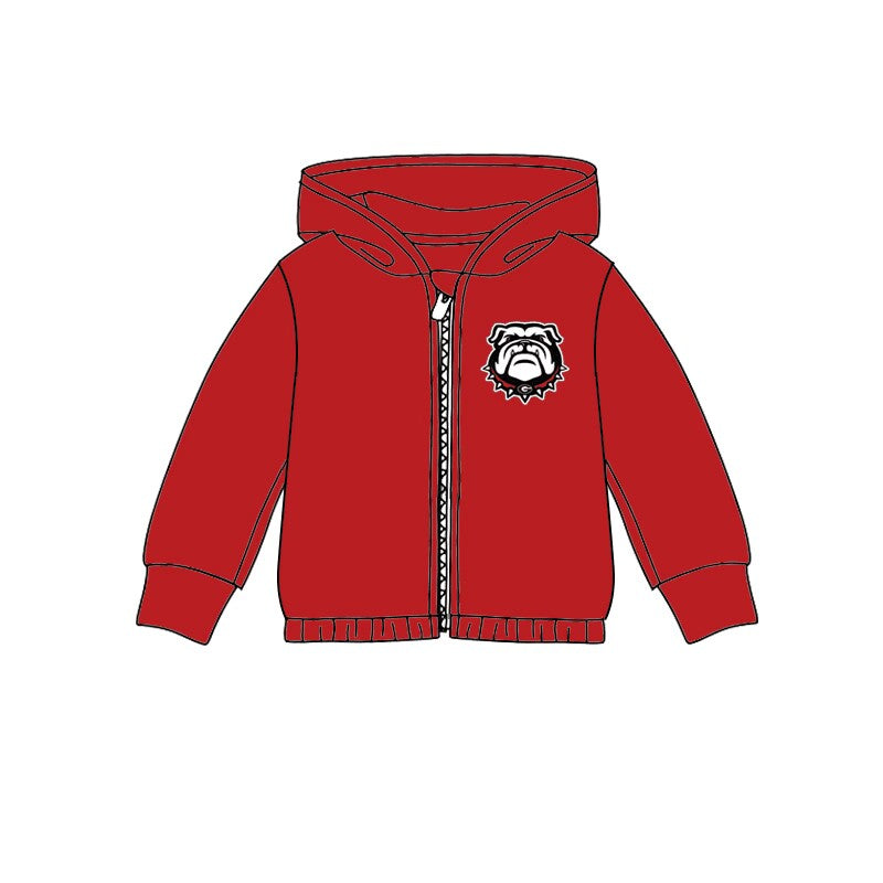 baby boy long sleeve custom team tiger hoodie top