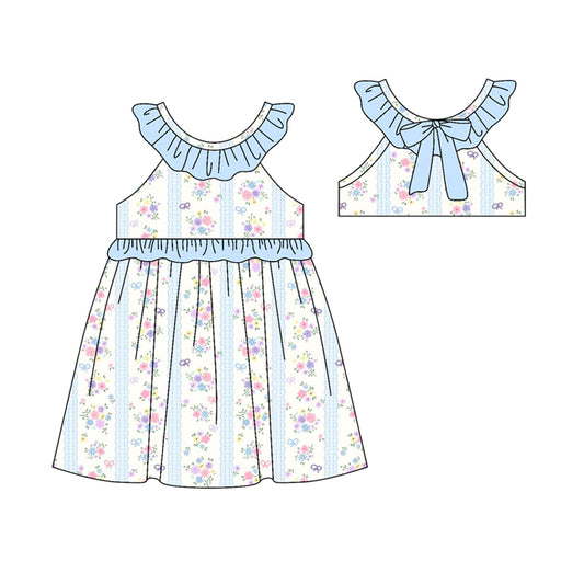 wholesale kids clothes custom floral dress