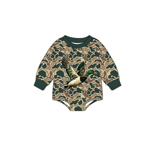 Toddle baby mallard duck camo romper wholesale factory price
