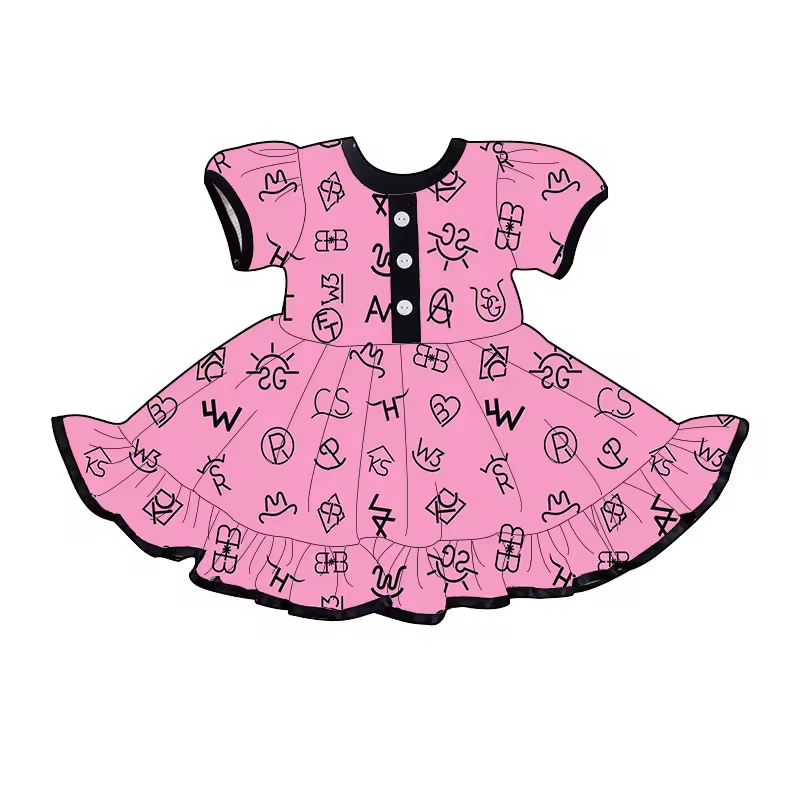 Baby girl wholesale western dress