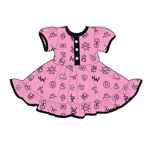 Baby girl wholesale western dress