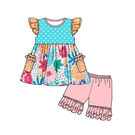 baby  girls  floral boutique set