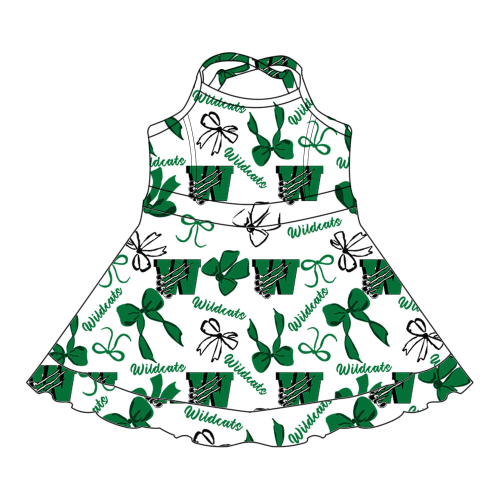 Toddle girls wholesale custom team design dress