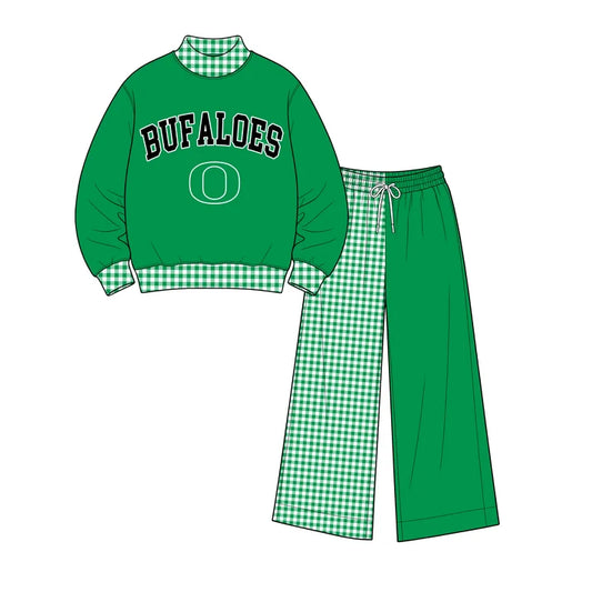Toddle kids girls custom design long sleeve outfit
