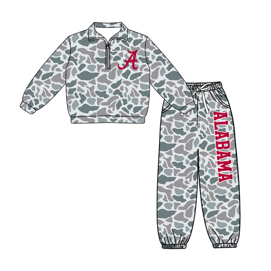 Toddle kids custom Alabama team design long sleeve outfit