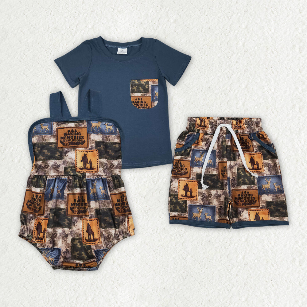 Deer hunting season boy summer outfit