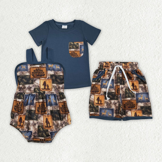 Deer hunting season boy summer outfit