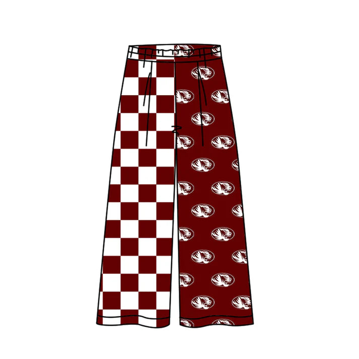 Baby girls custom team design pants