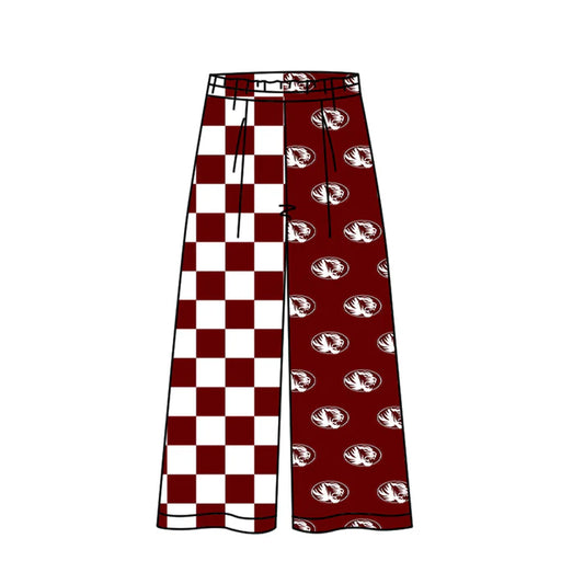 Adult women custom team milk silk pants