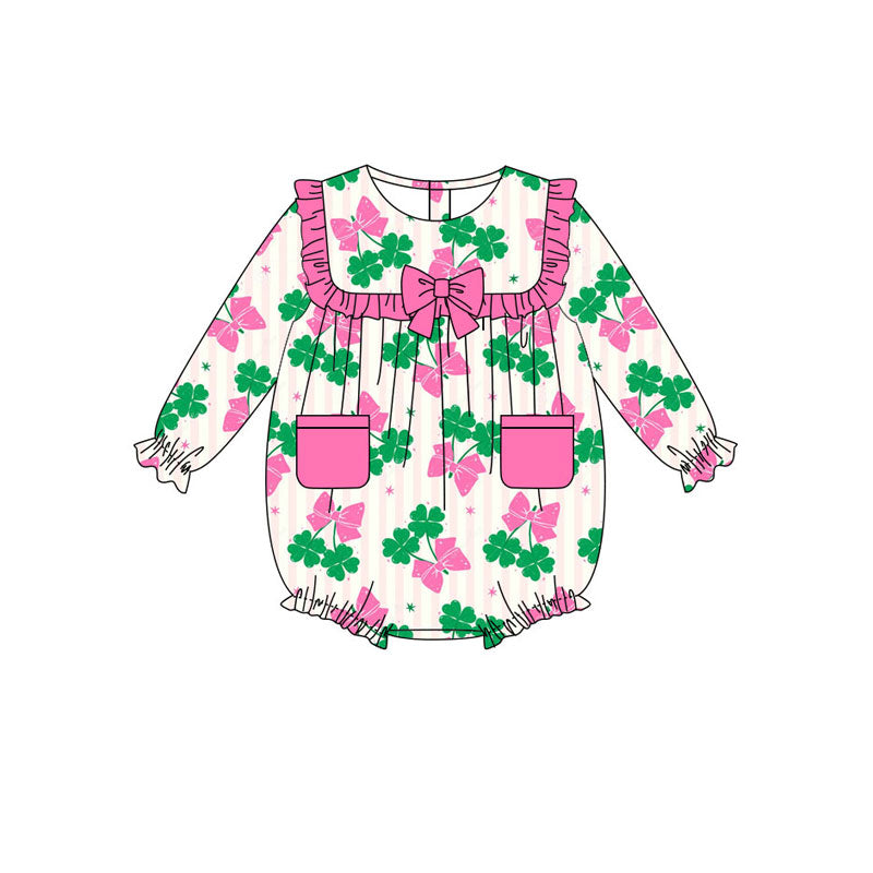 Toddle baby Saint Patrick's Day romper wholesale factory price