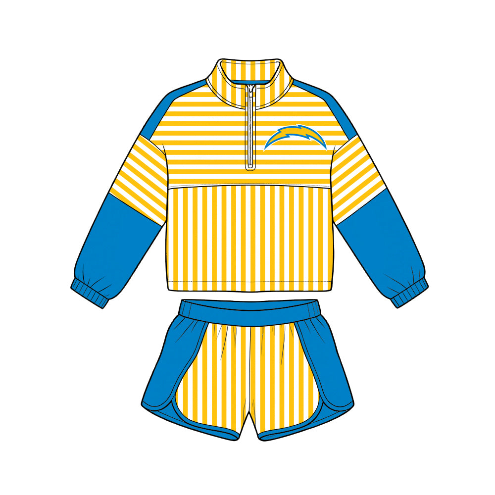 Toddle kids custom team design long sleeve pullover outfit