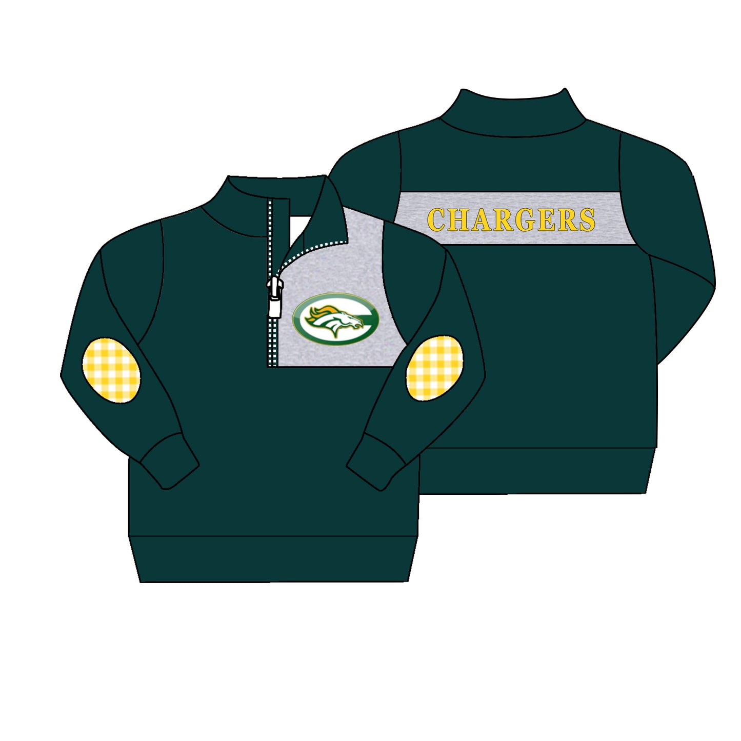 baby boy long sleeve custom team design pullover