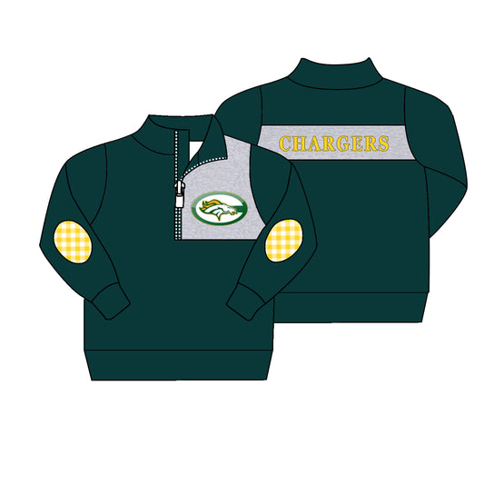 baby boy long sleeve custom team design pullover