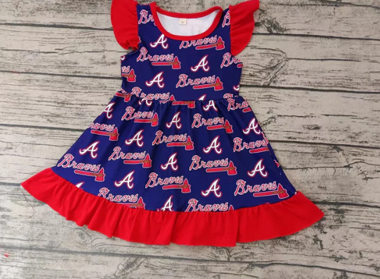 toddle girls custom colleague team dress