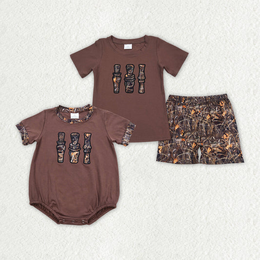 embroidery camo duck call big litter brother outfit