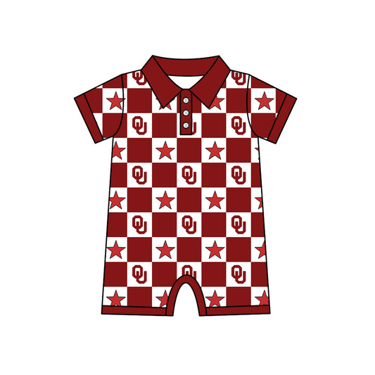 Team design toddle boy summer romper