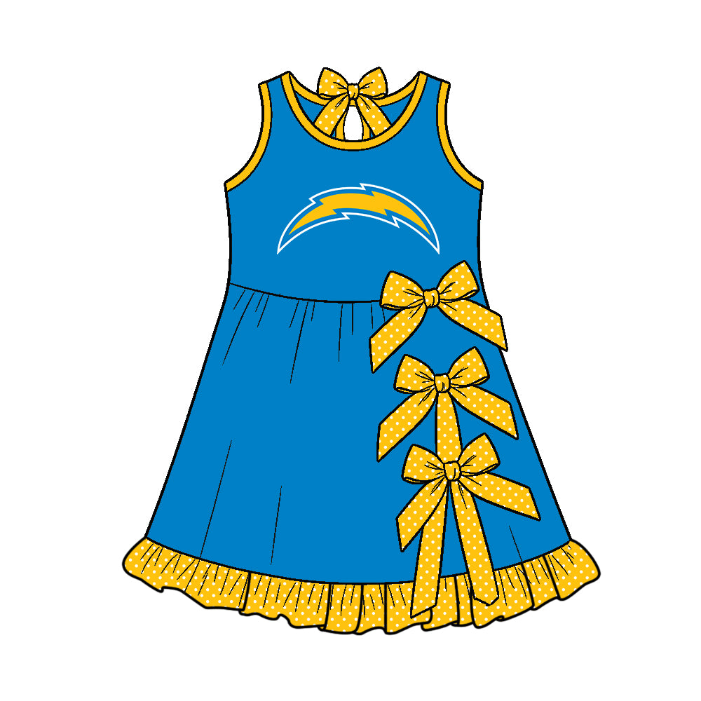 Toddle girls wholesale custom team design yoga dress