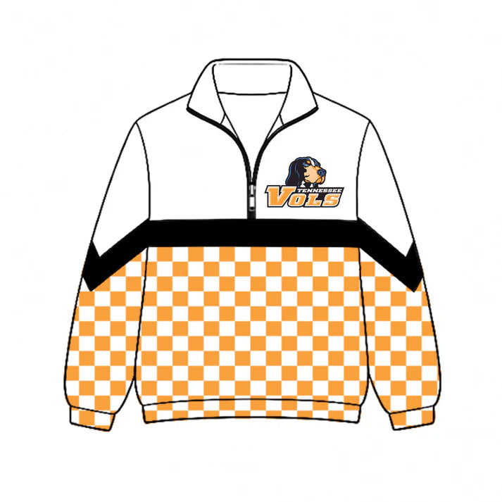 Kid Tennessee Volunteers team style long sleeve pullover top