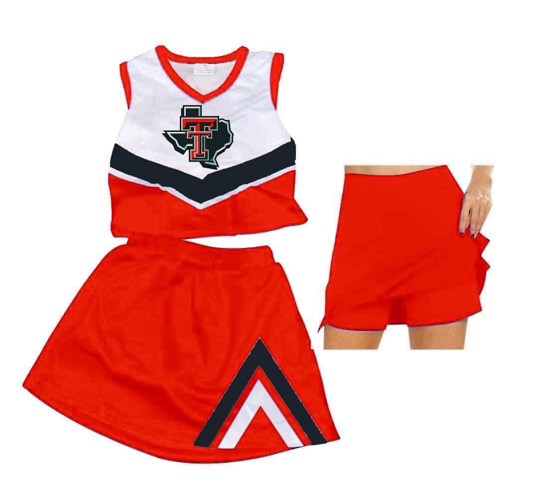 baby girls short sleeve top skirt set outfit.