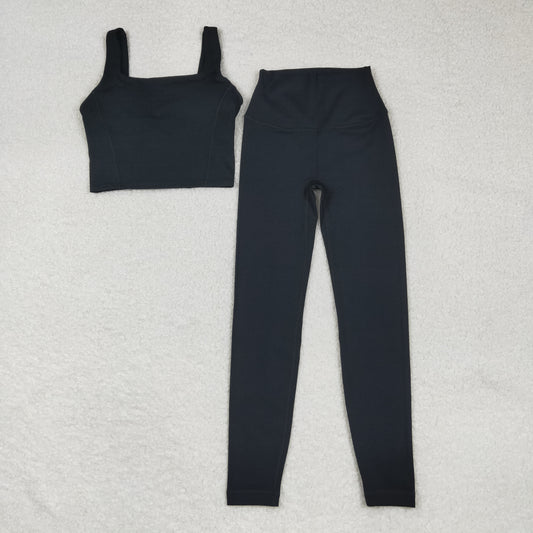 USA SHOP Adult women black yoga set GSPO2037
